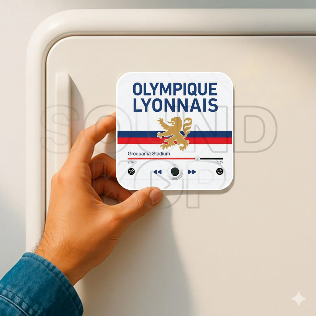 Magnet musical Olympique Lyonnais