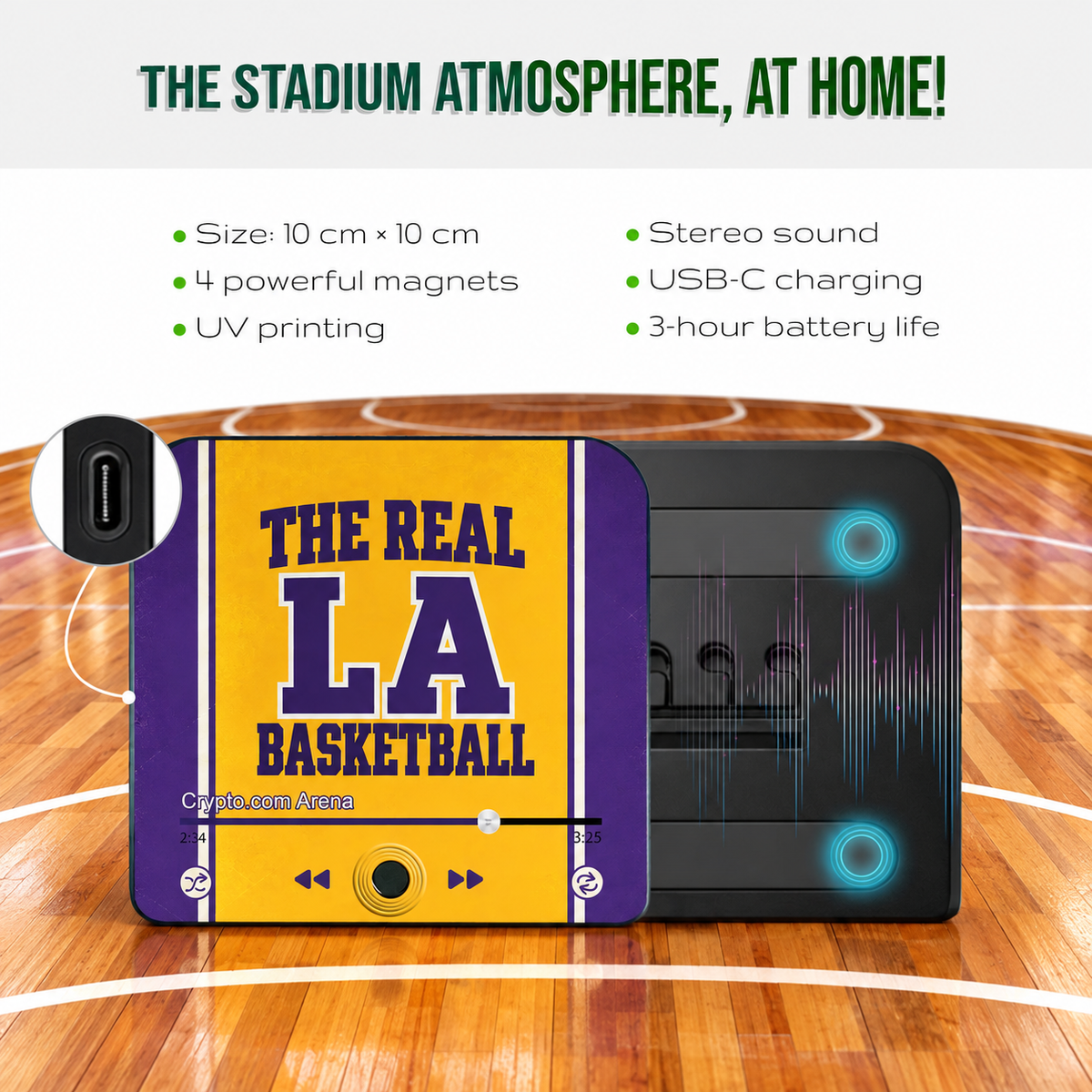 Los Angeles Lakers Musical Magnet - Lets Go