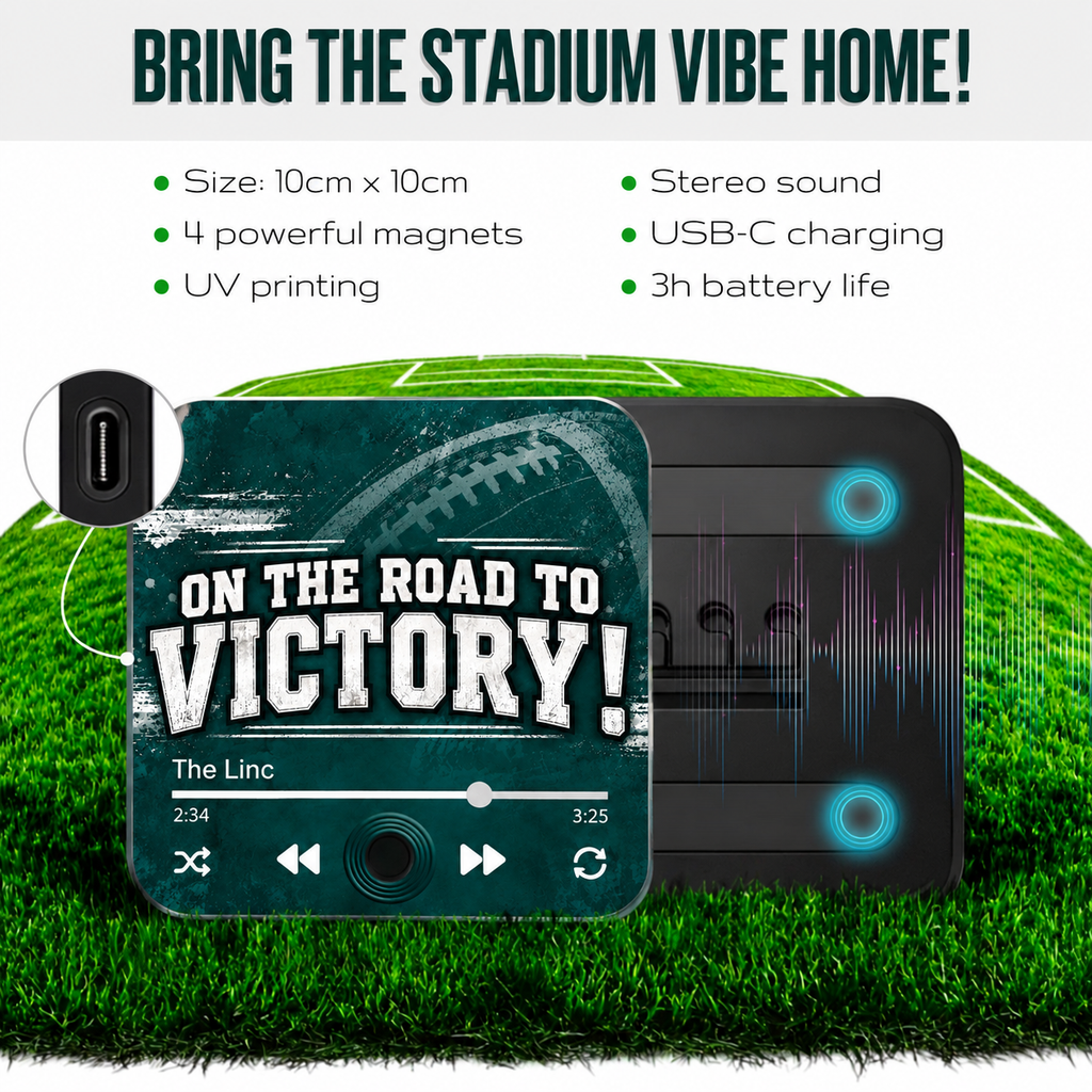 Philadelphia Football Musical Magnet - On The Road To Victory
