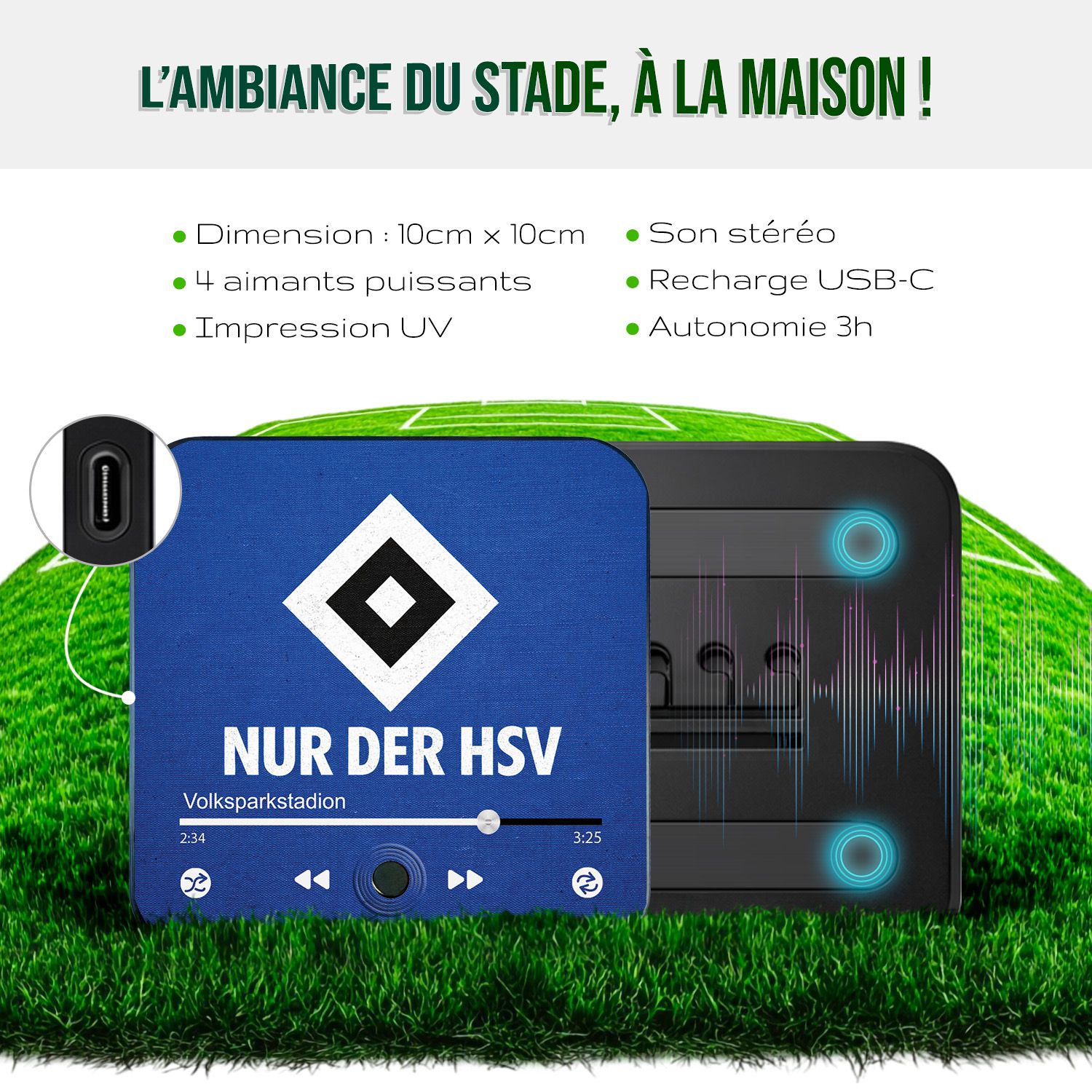 Magnet musical Hamburger SV