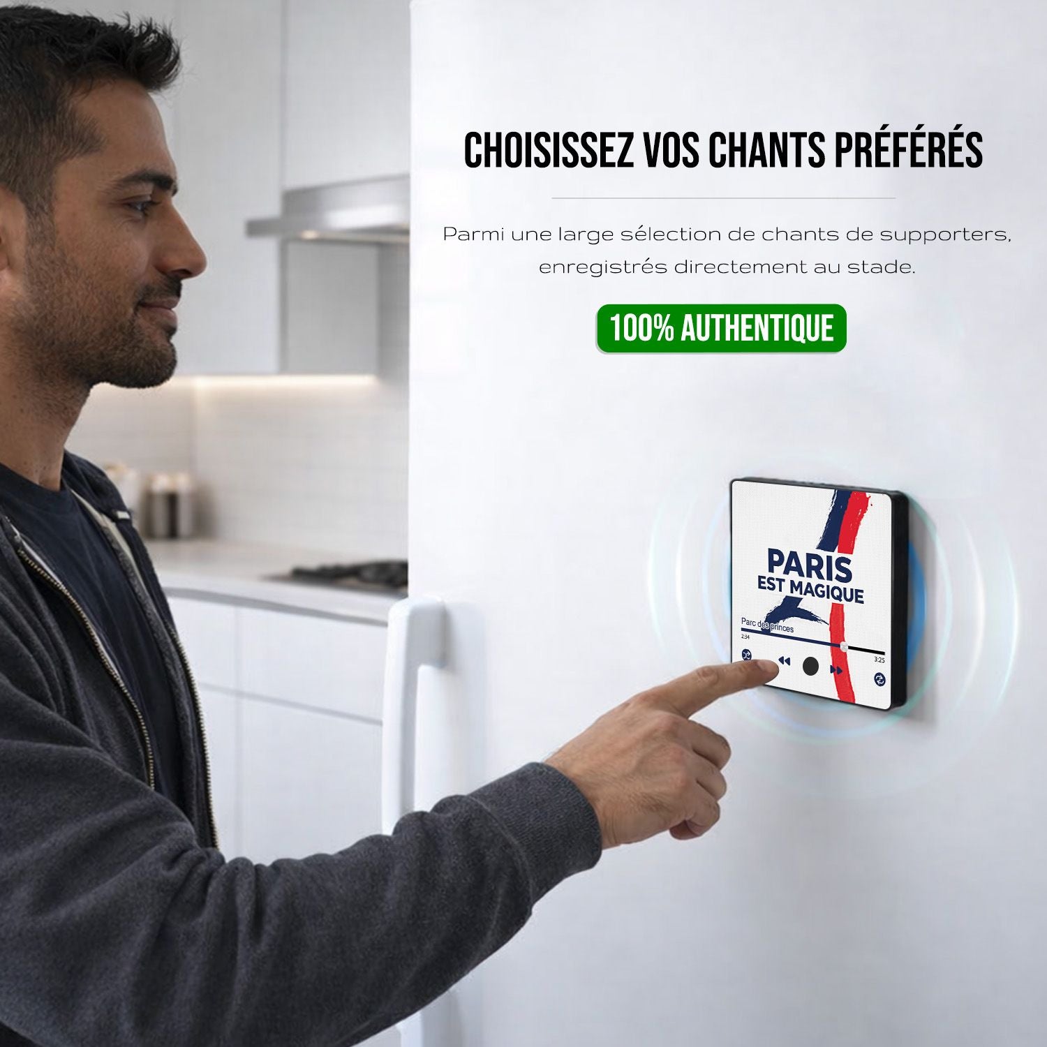 Magnet musical Paris Saint Germain "Paris est Magique"