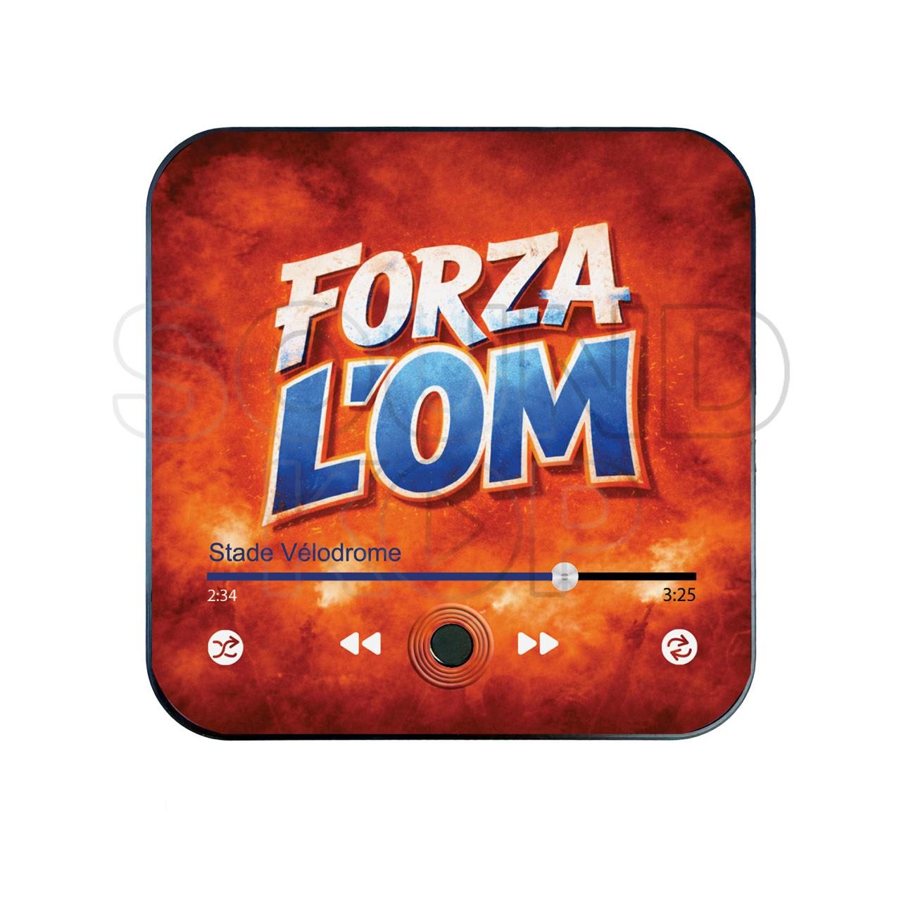 Magnet musical Olympique de Marseille "Forza l'OM"