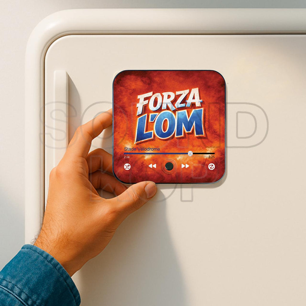 Magnet musical Marseille "Forza l'OM"
