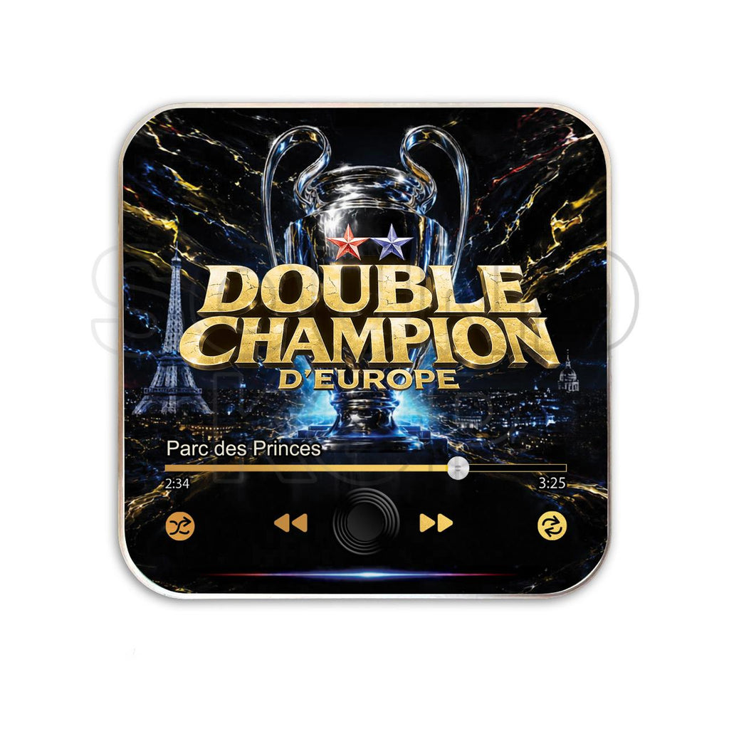 Magnet musical Paris "Double Champion d'Europe"