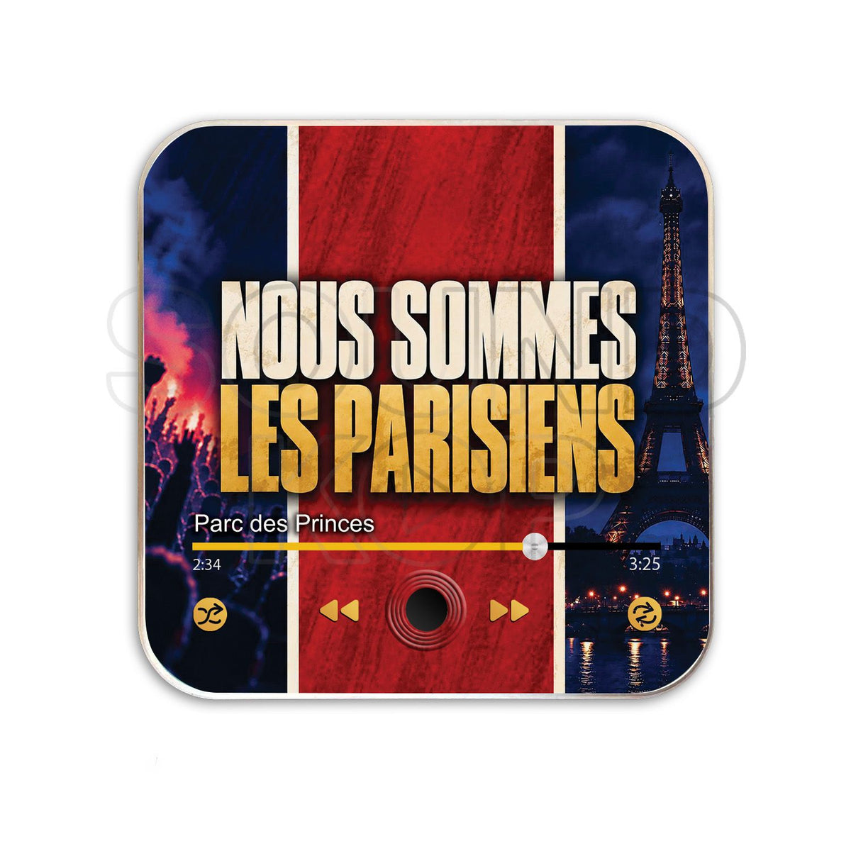 Magnet musical Paris "Nous sommes les Parisiens"