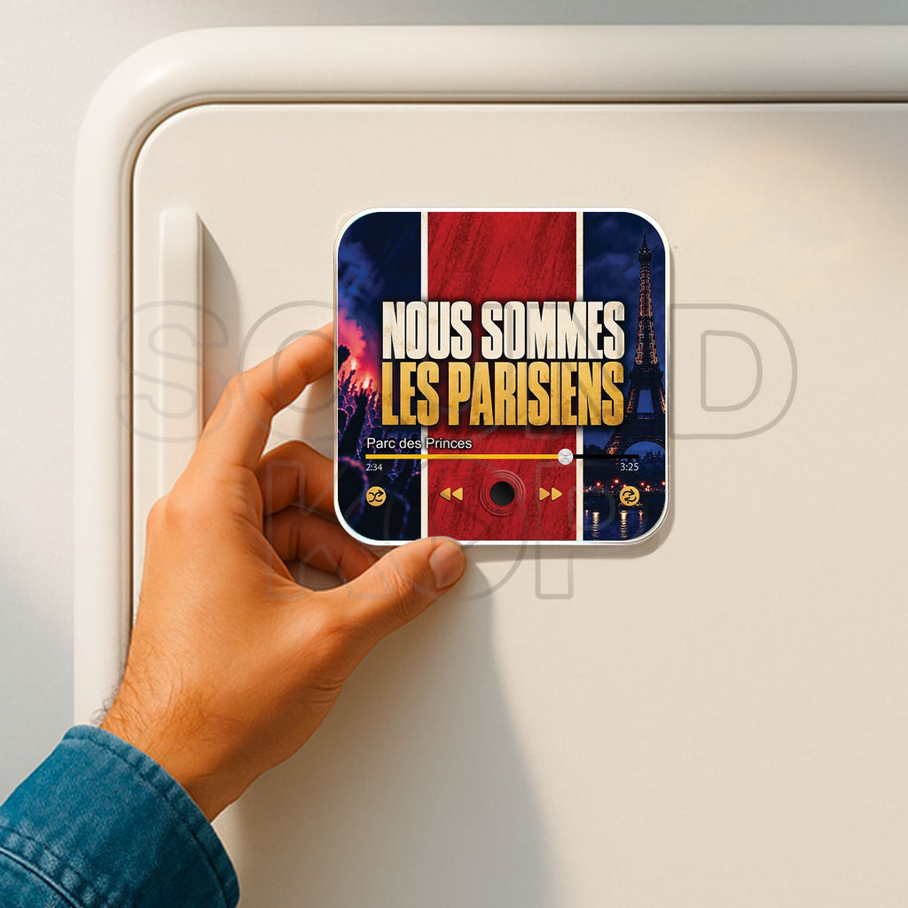 Magnet musical Paris "Nous sommes les Parisiens"