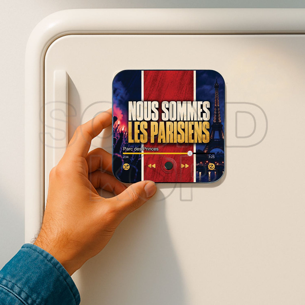 Magnet musical Paris "Nous sommes les Parisiens"