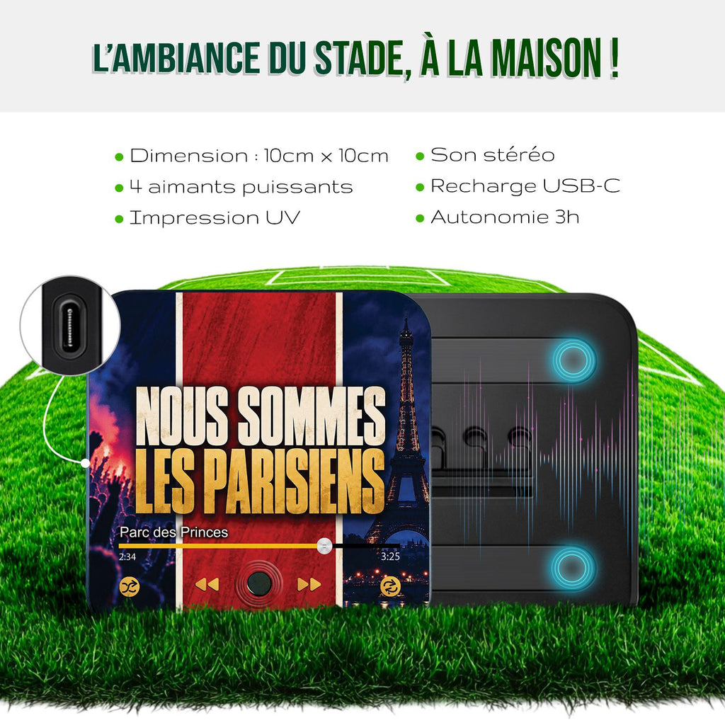 Magnet musical Paris "Nous sommes les Parisiens"