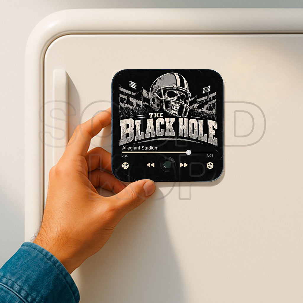 Las Vegas Raiders Musical Magnet - The black Hole