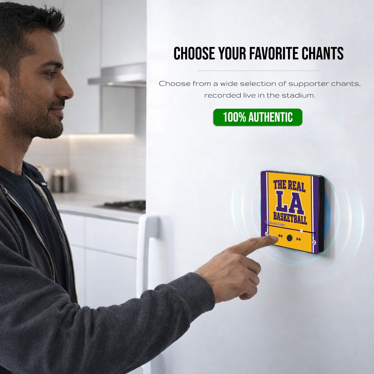 Los Angeles Lakers Musical Magnet - Lets Go