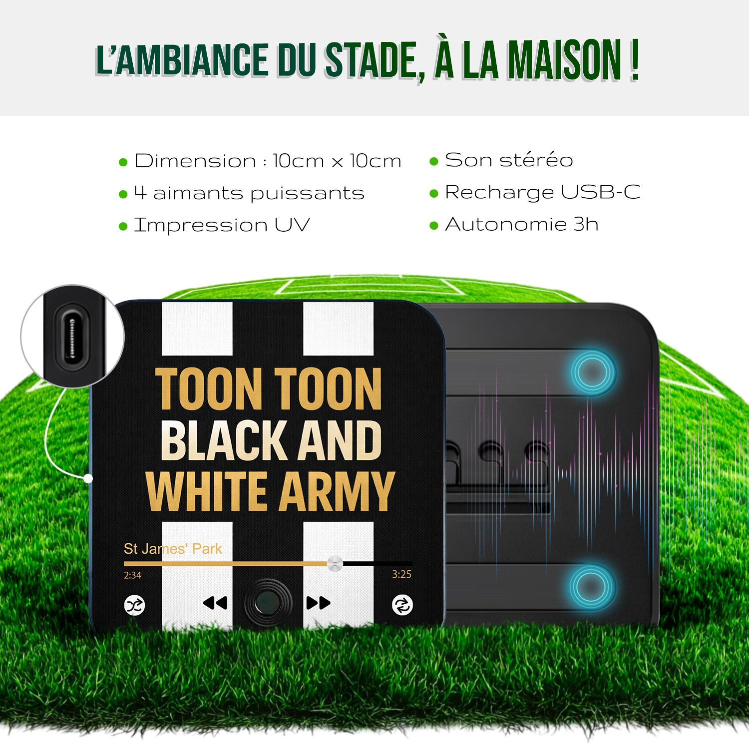 Imán musical de Newcastle