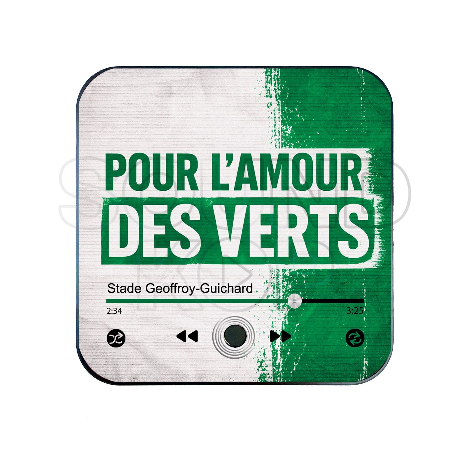 Magnet musical St Etienne "Pour l'amour des verts"