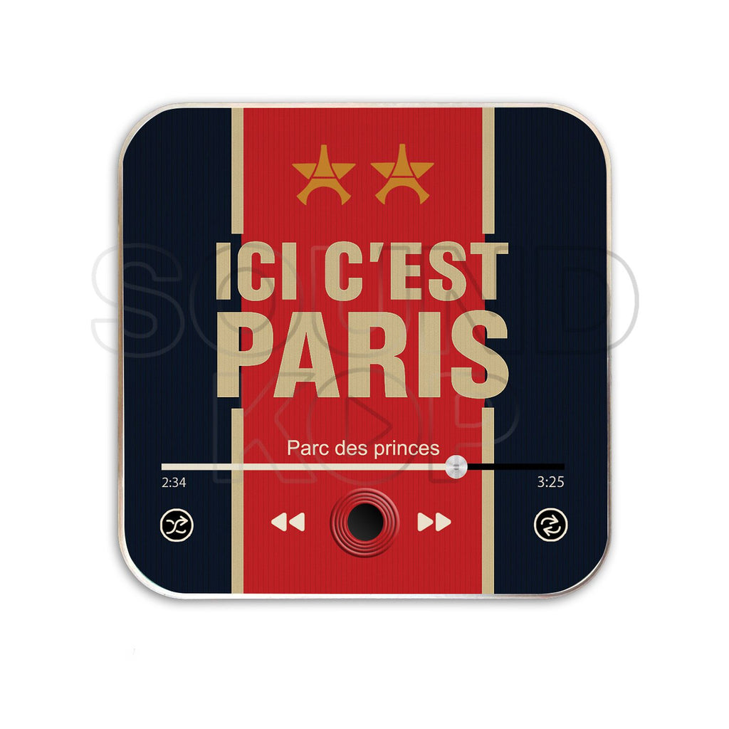 Magnet musical Paris "Ici c'est Paris !"