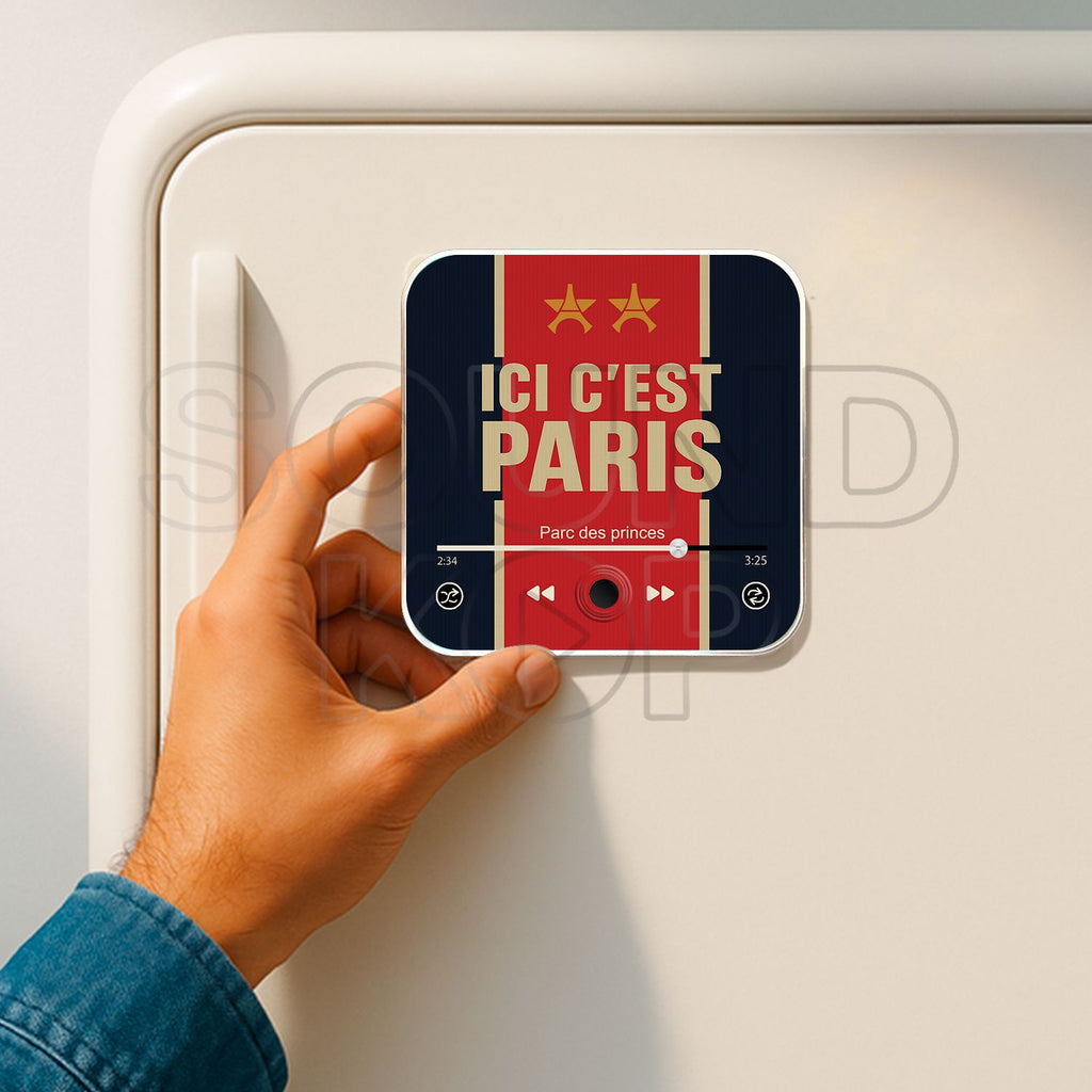 Magnet musical Paris "Ici c'est Paris !"