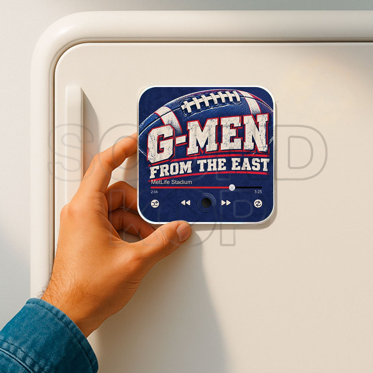 NY Giants Musical Magnet - G-Men from the east