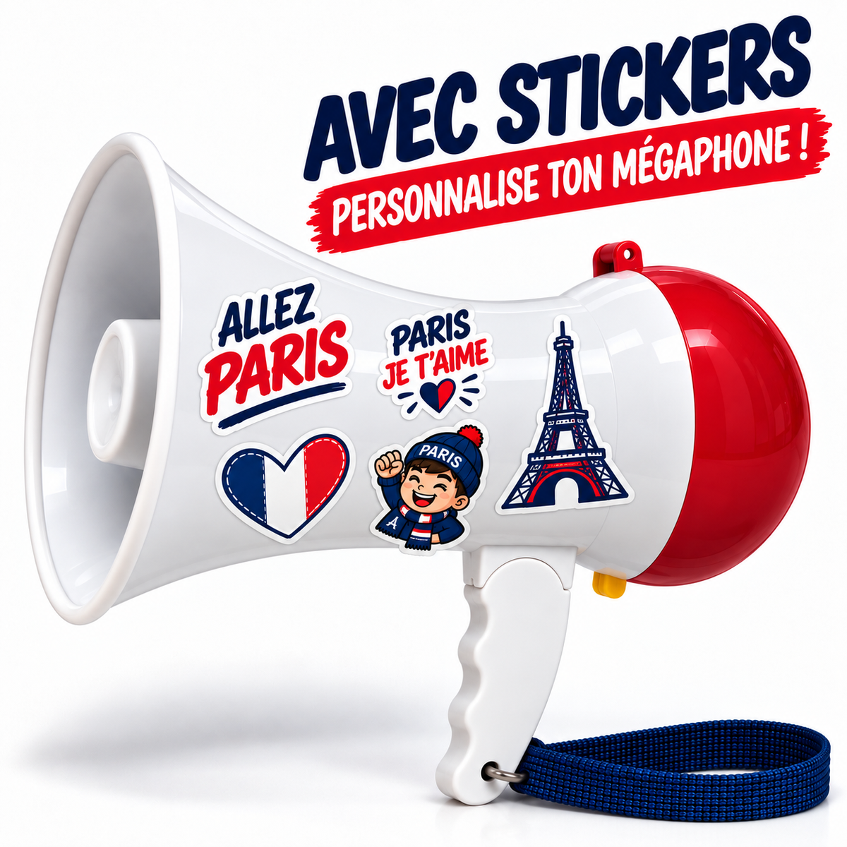 Mini Mégaphone de supporter Paris