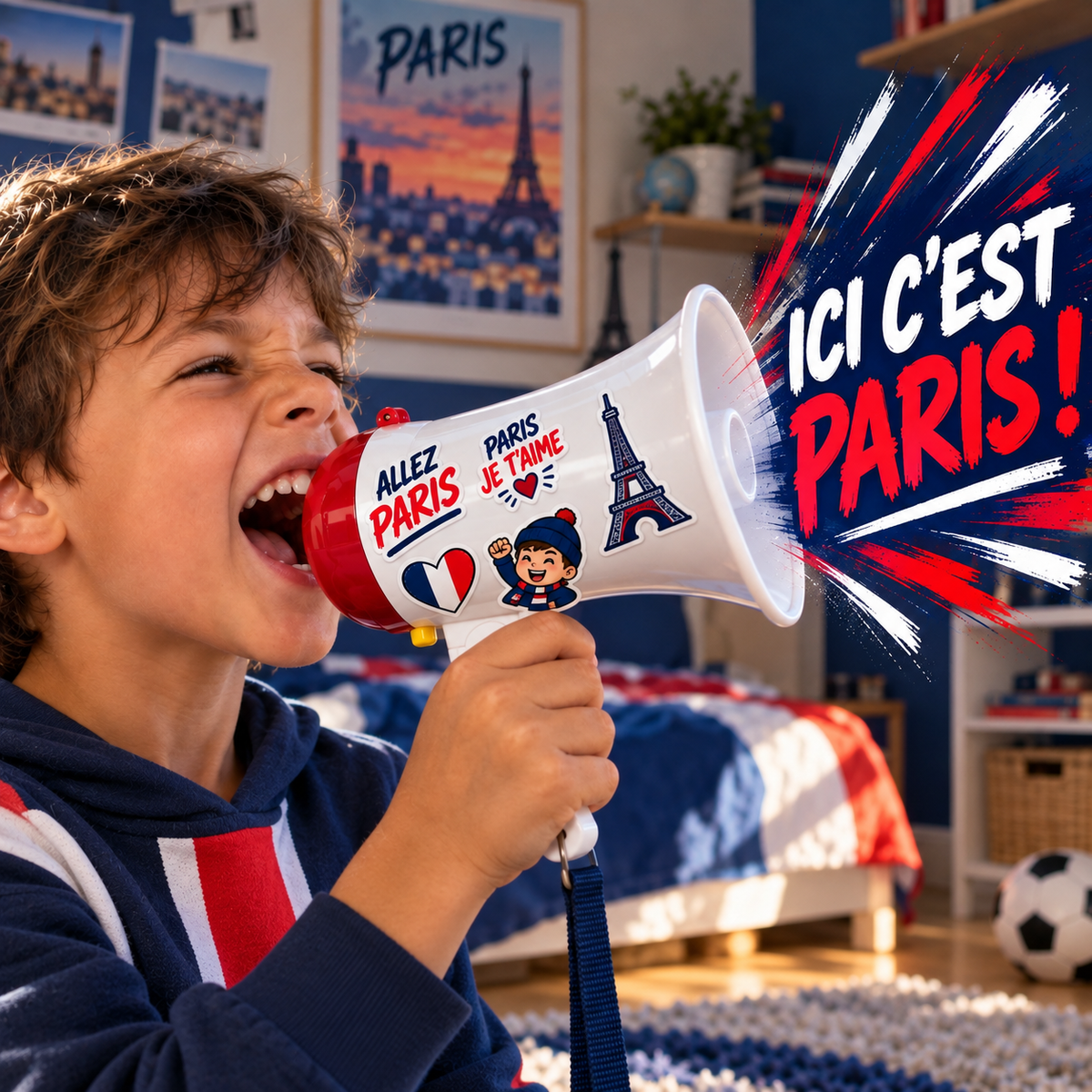 Mini Mégaphone de supporter Paris