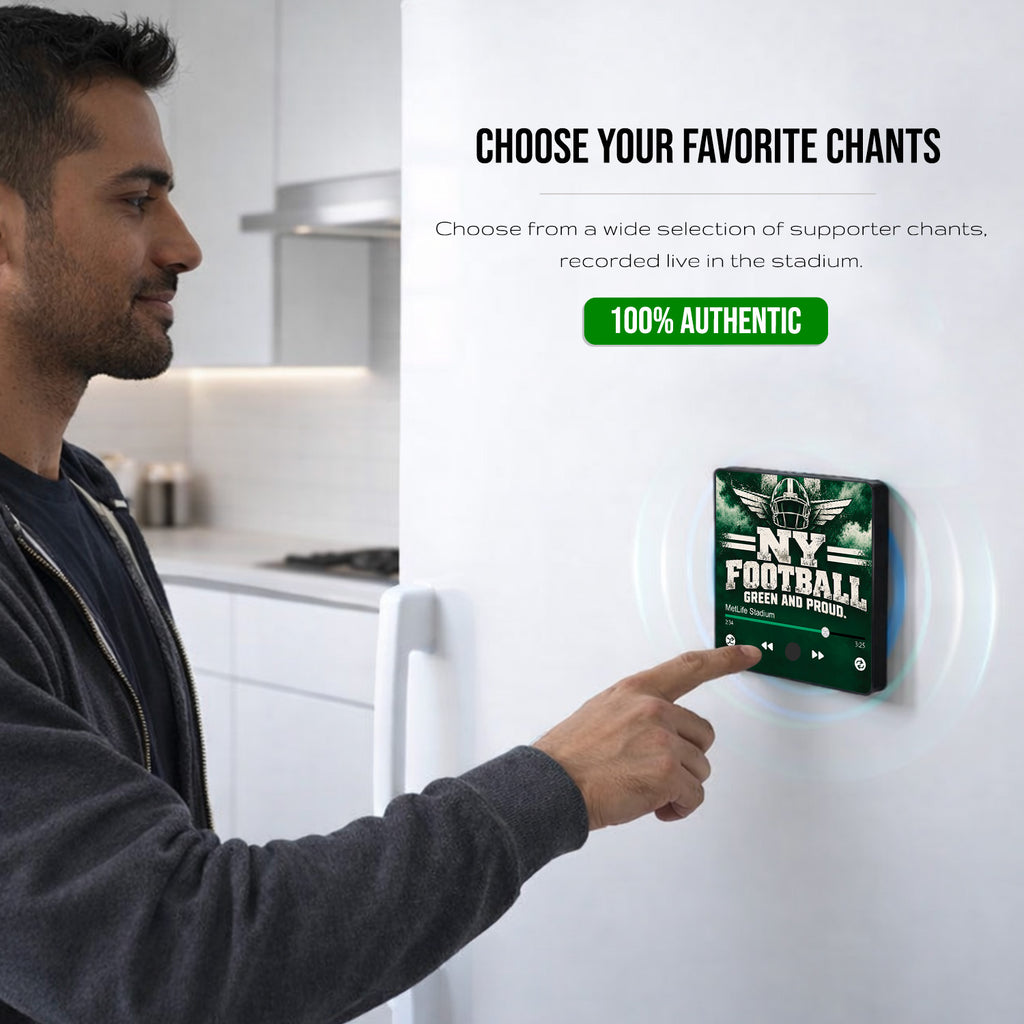 New York Jets Musical Magnet - NY Football: Green and Proud