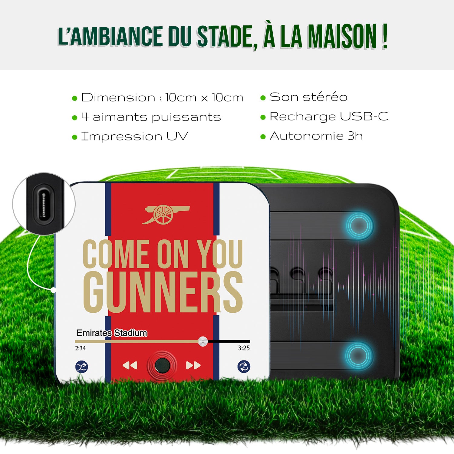 Arsenal FC Musical Magnet