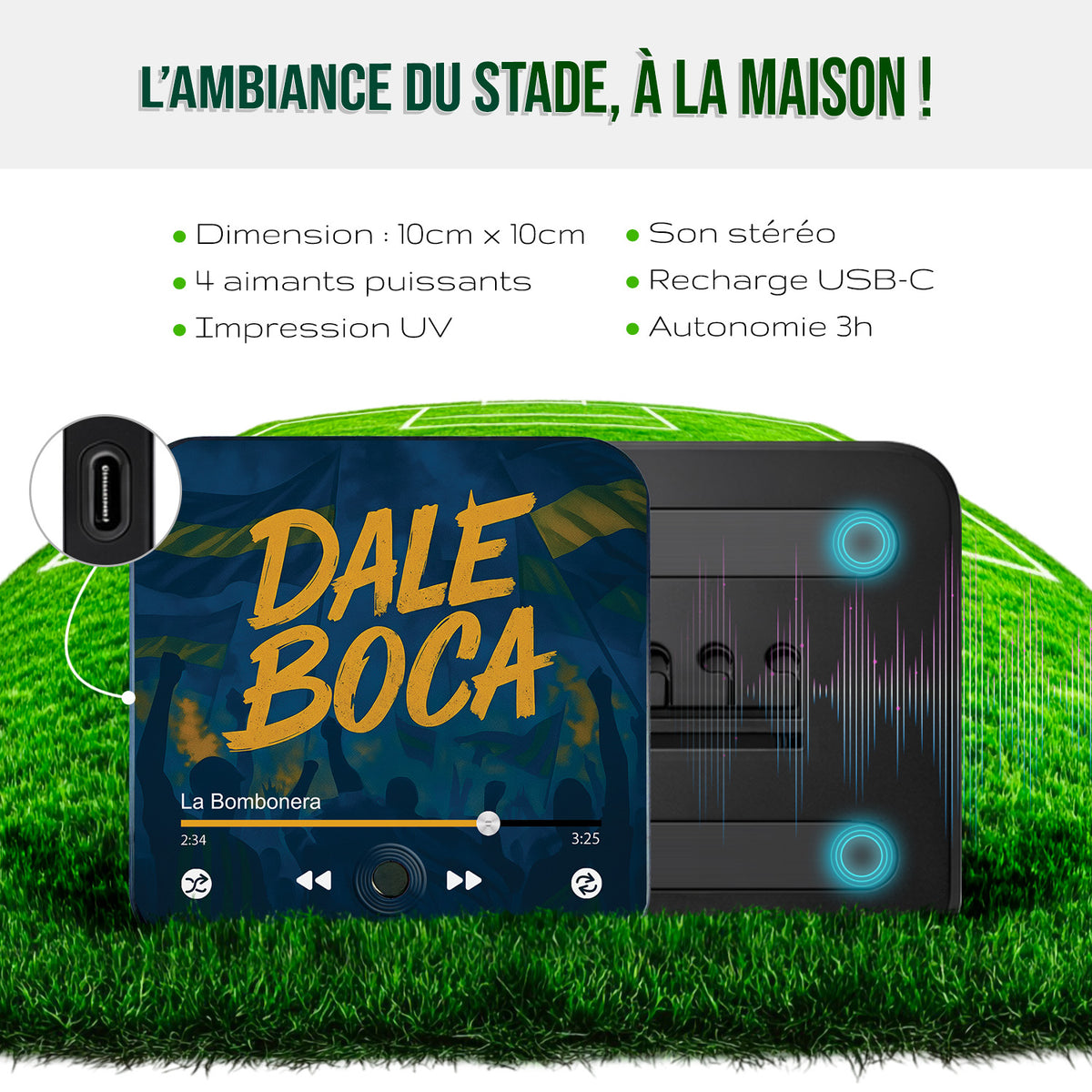 Magnet musical Boca Junior