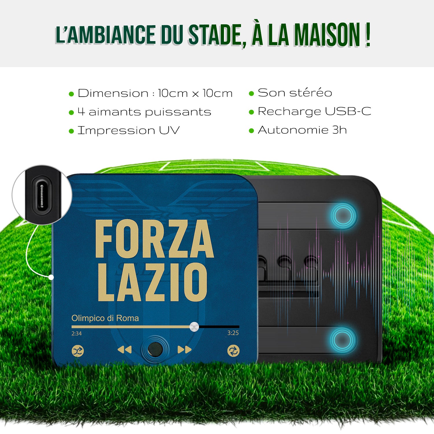 Imán musical de Lazio y Roma