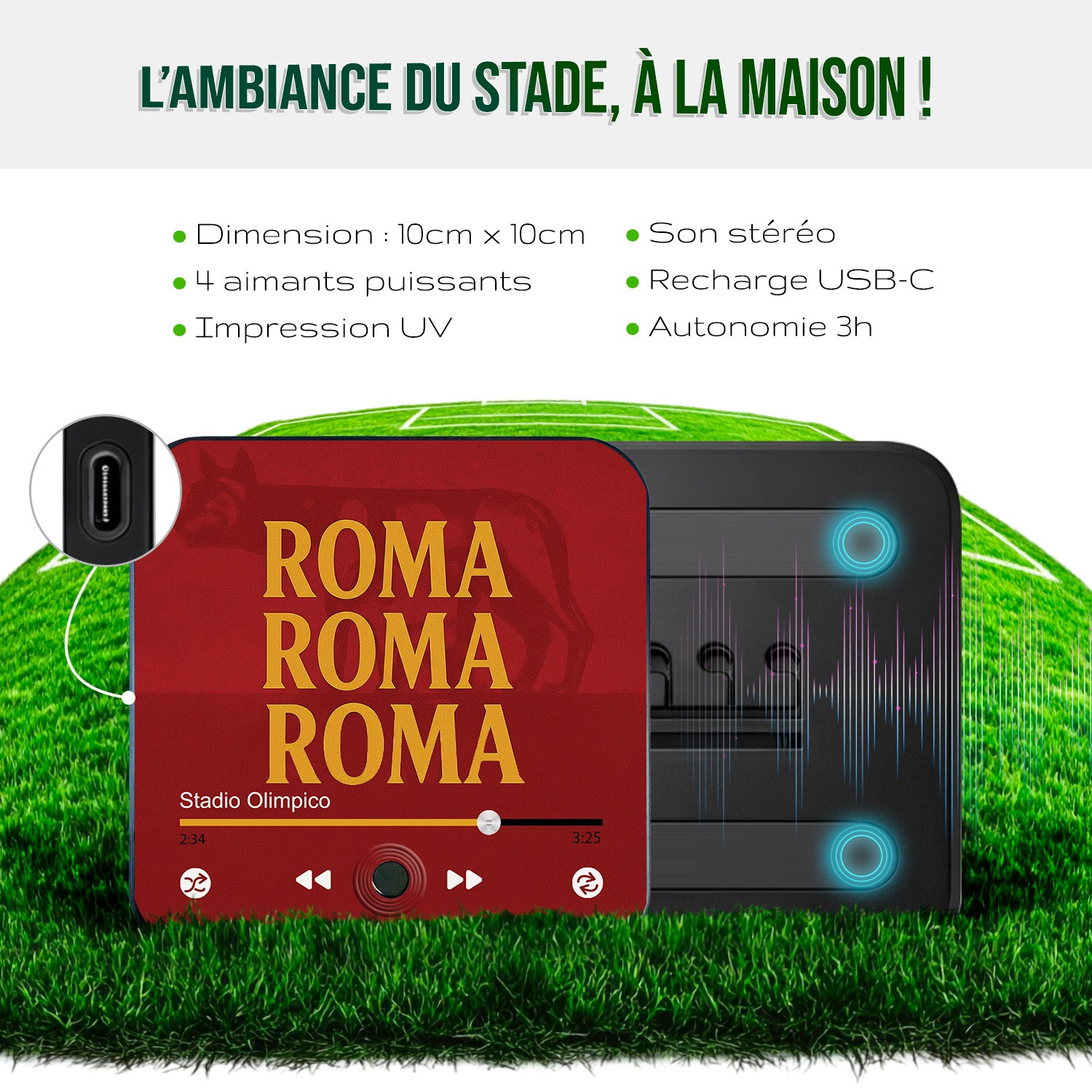 Imán musical de la AS Roma