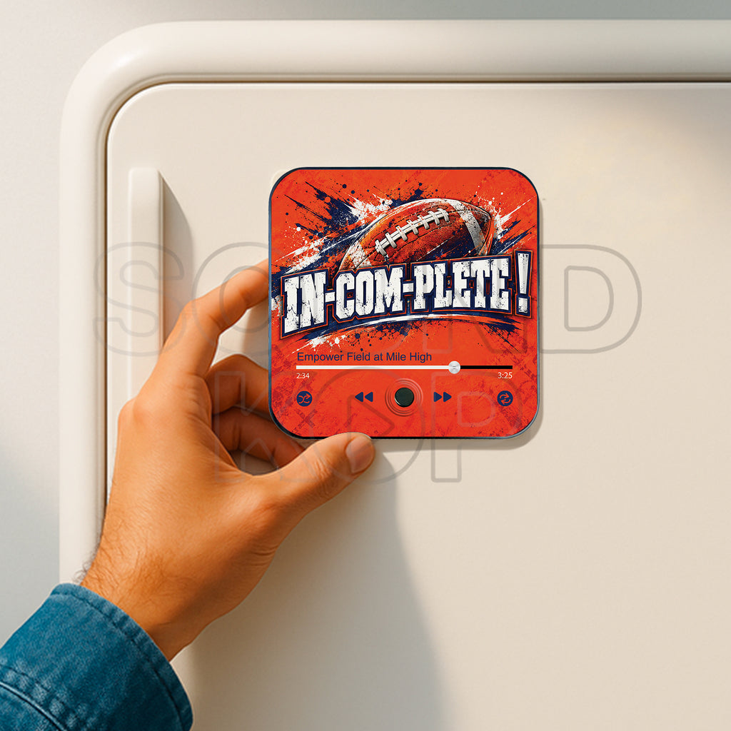 Denver Broncos Musical Magnet - IN-COM-PLETE