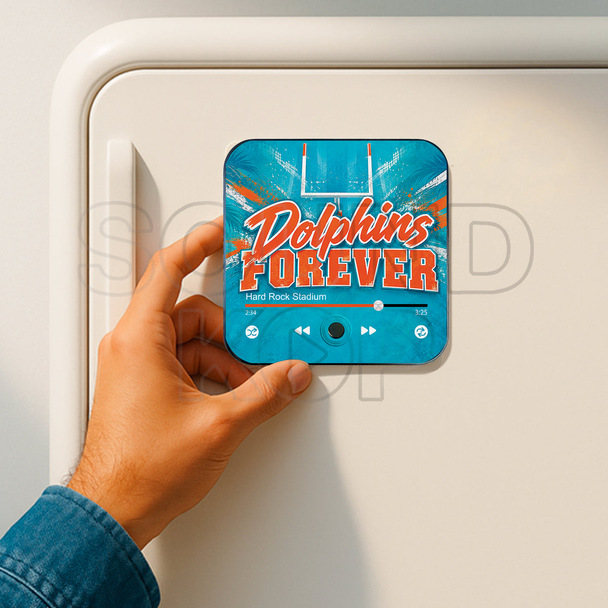Miami Dolphins Musical Magnet - Dolphins Forever
