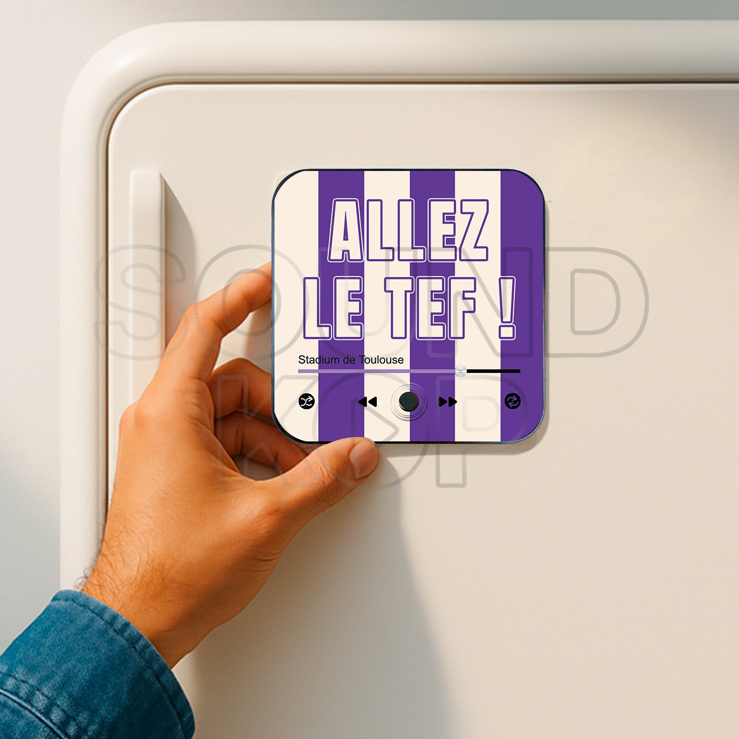 Magnet musical Toulouse FC "Allez le TEF"