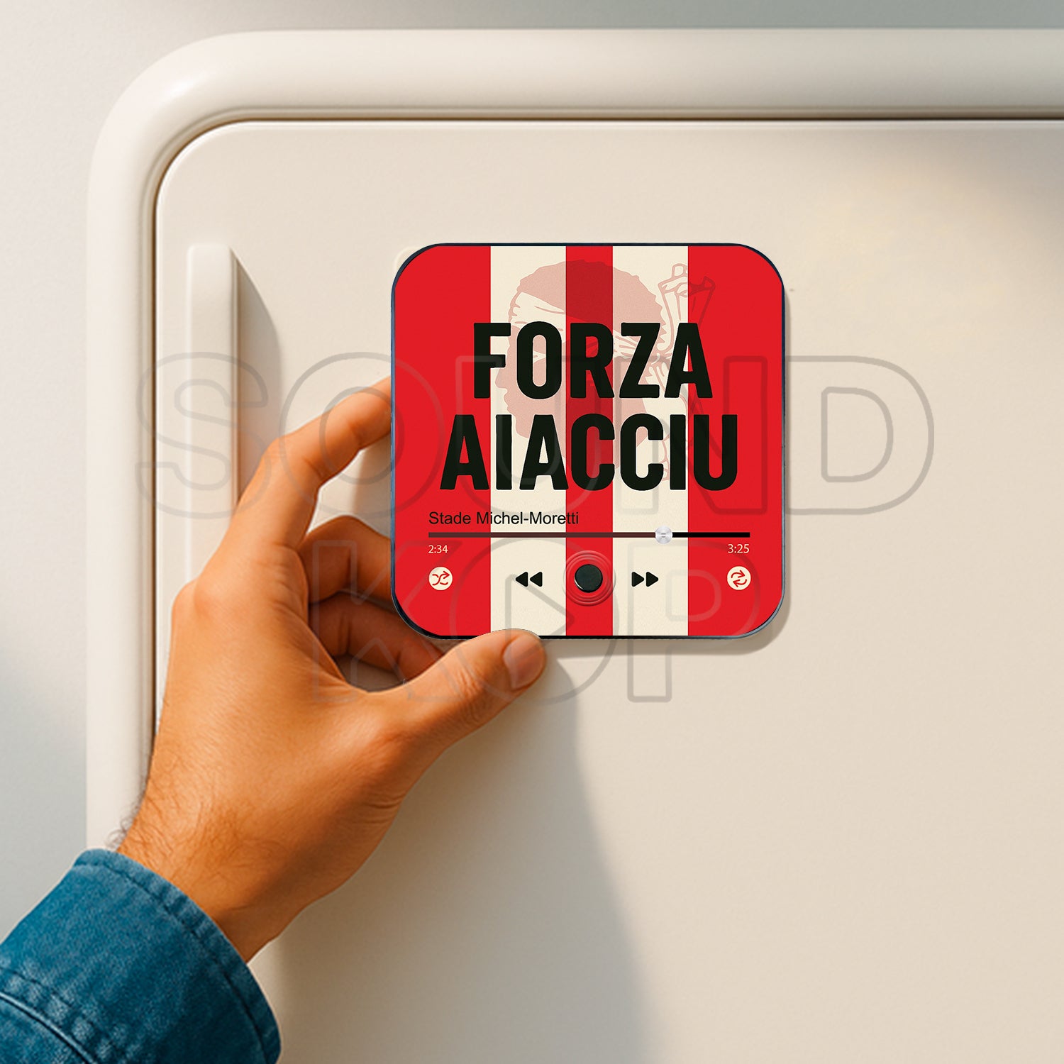 Ajaccio AC Musical magnet 