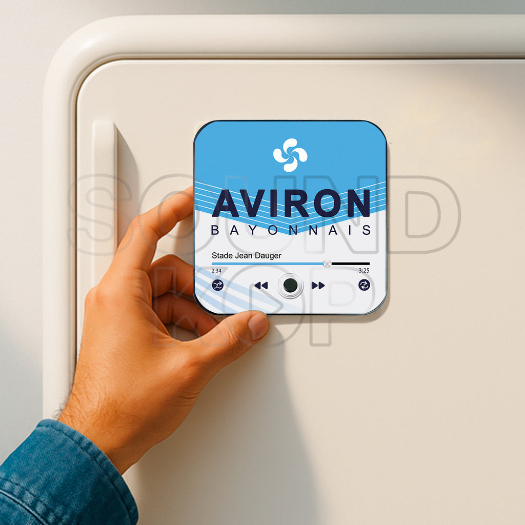 Magnet musical Aviron bayonnais rugby pro