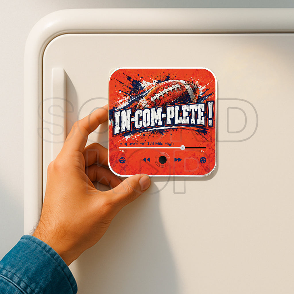 Denver Broncos Musical Magnet - IN-COM-PLETE
