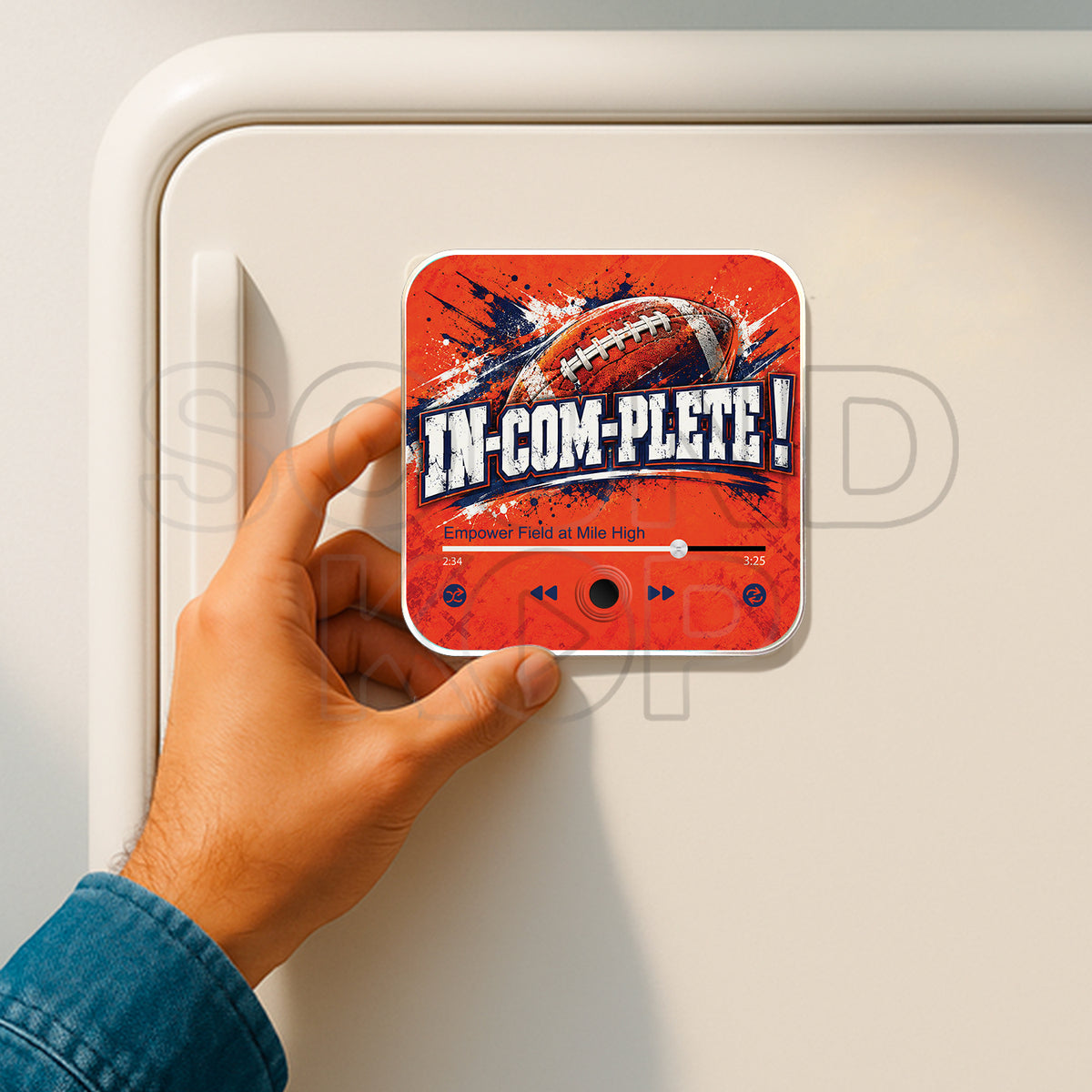Denver Broncos Musical Magnet - IN-COM-PLETE