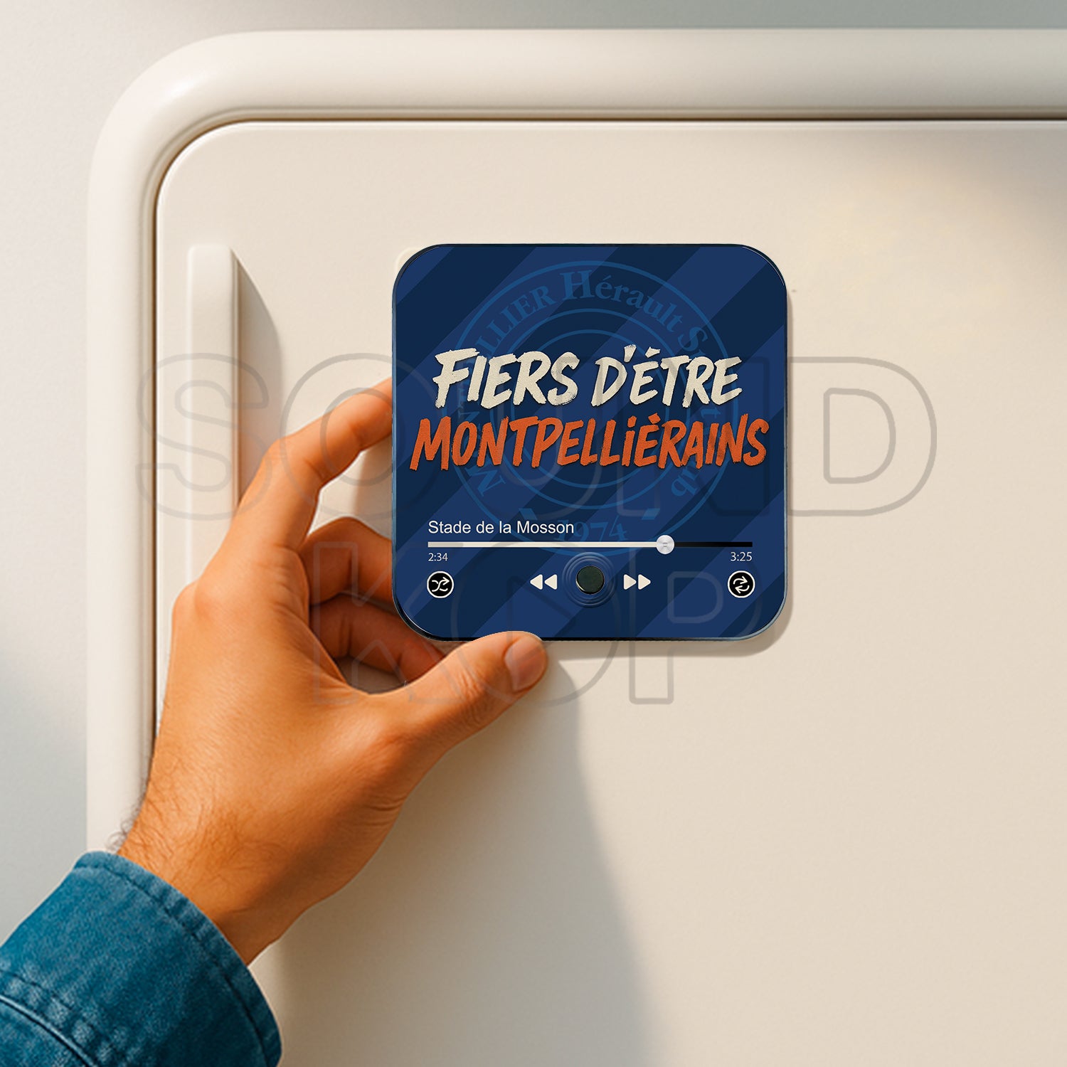 Magnet musical Montpellier Hérault “Fiers d’être Montpelliérains”