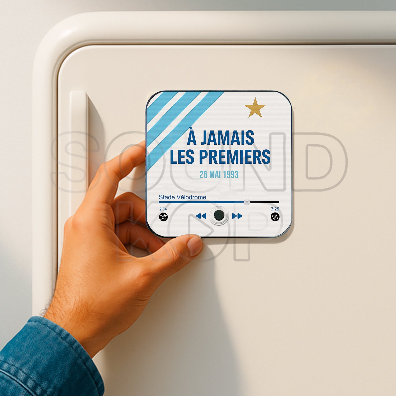 Magnet musical Olympique de Marseille "A jamais les premiers"