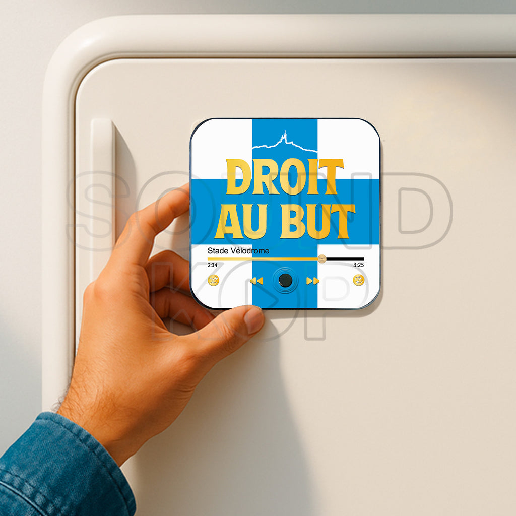 Magnet musical Olympique de Marseille "Droit au but"