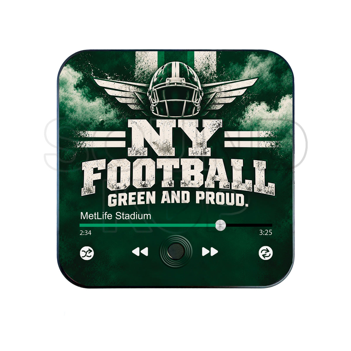 New York Jets Musical Magnet - NY Football: Green and Proud