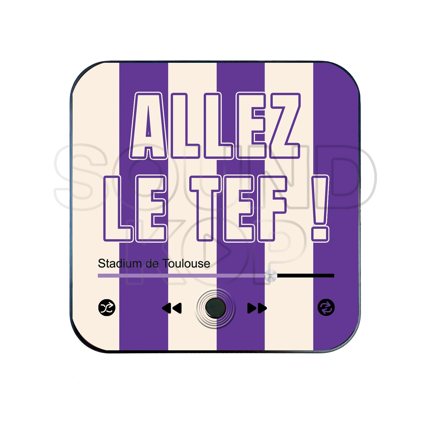 Magnet musical Toulouse FC "Allez le TEF"