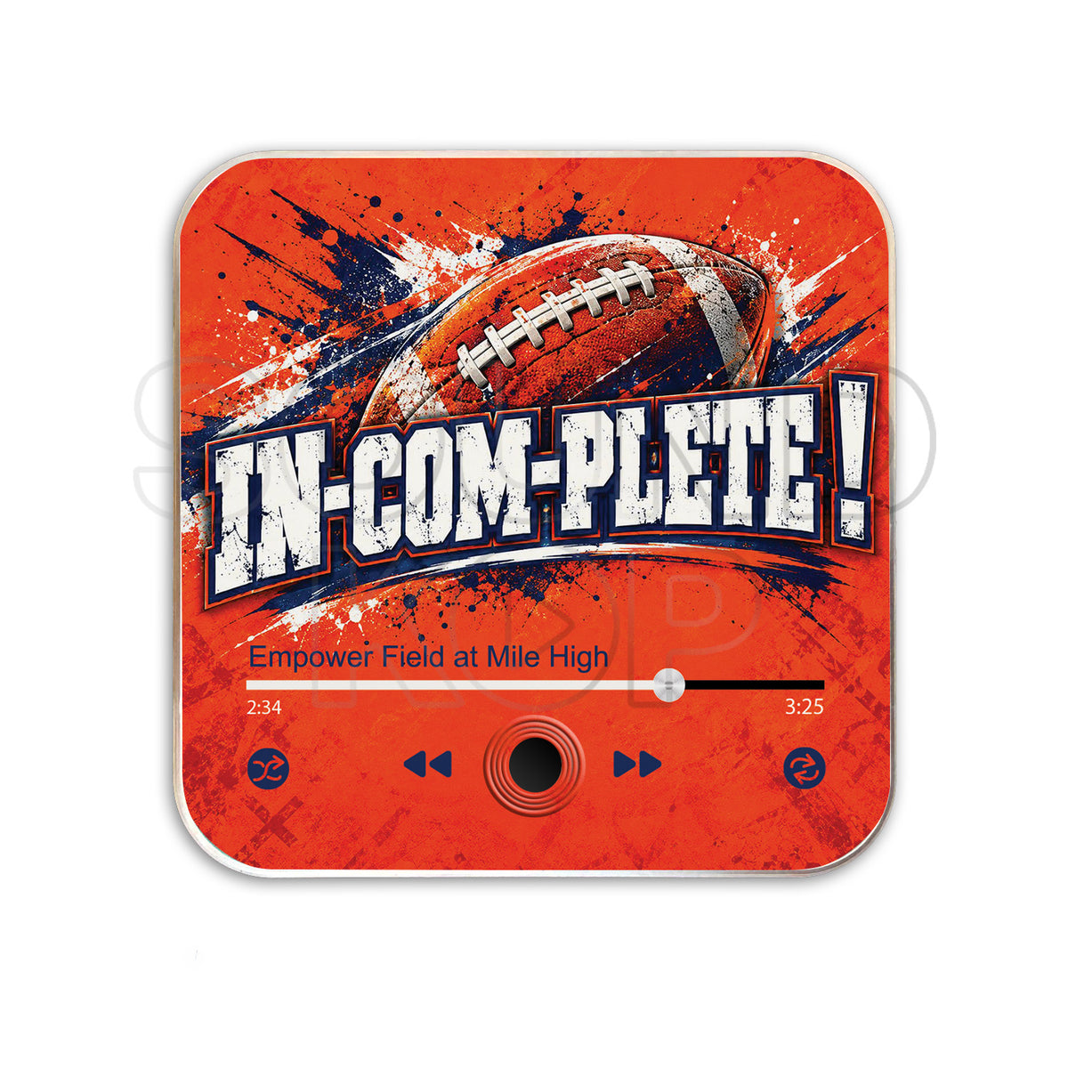 Denver Broncos Musical Magnet - IN-COM-PLETE