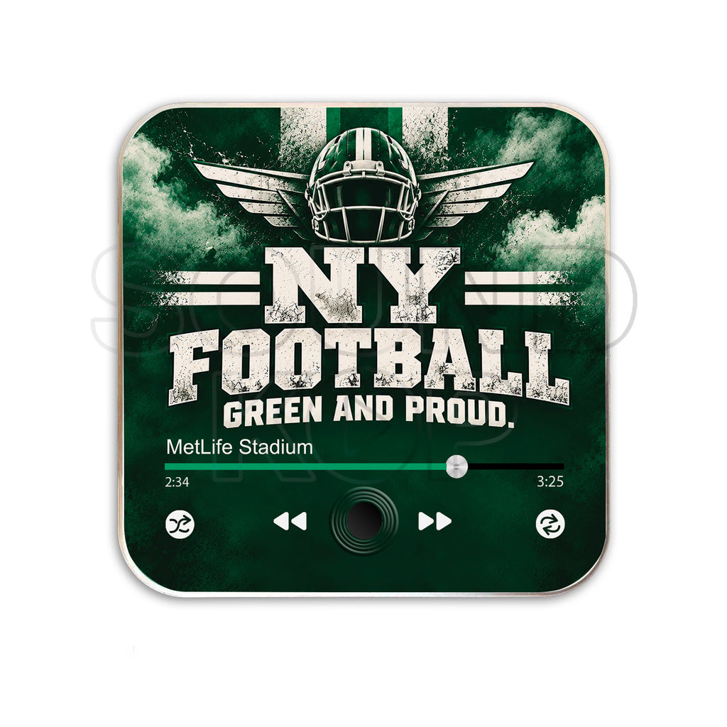 New York Jets Musical Magnet - NY Football: Green and Proud