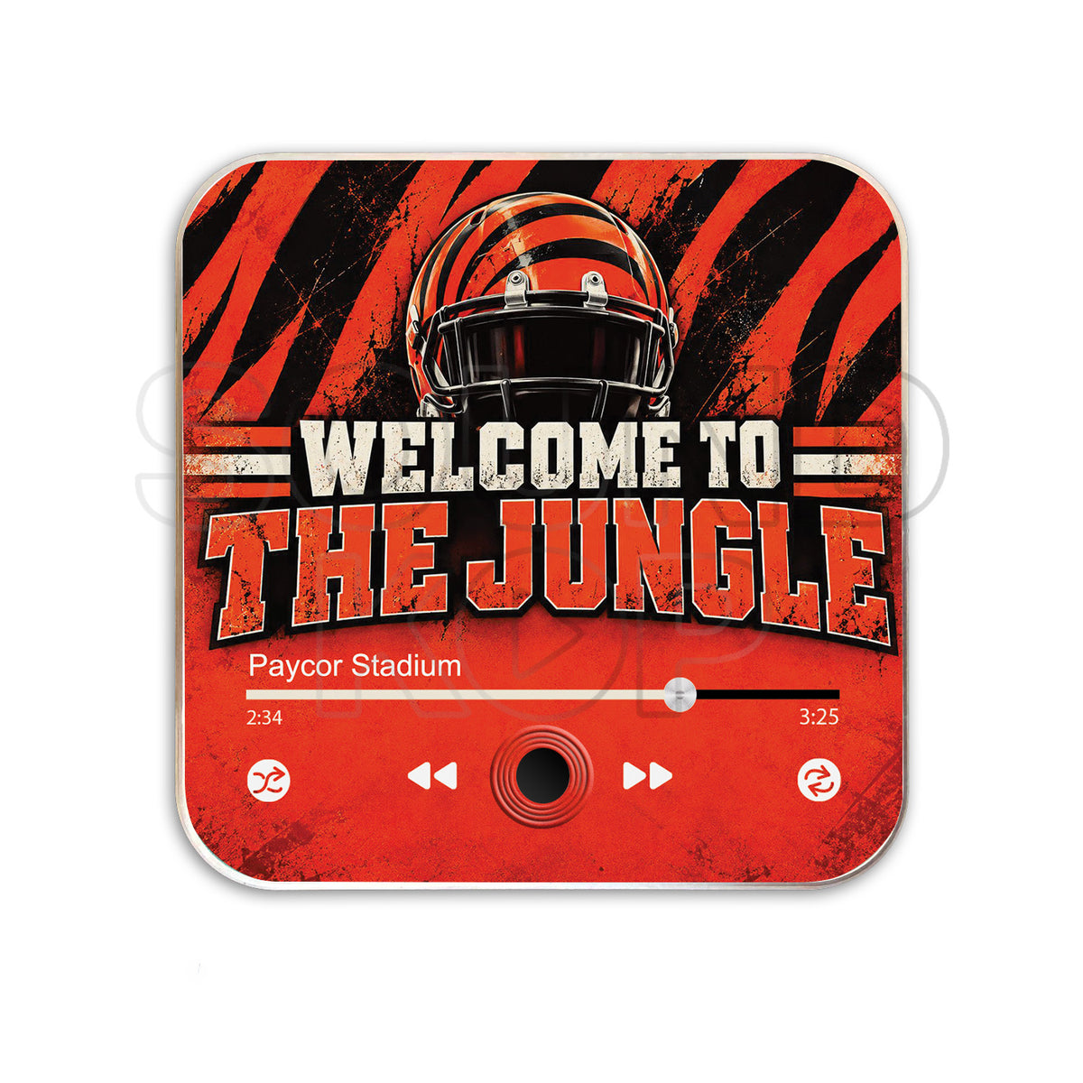 Cincinnati Bengals Musical Magnet - Welcome to the jungle