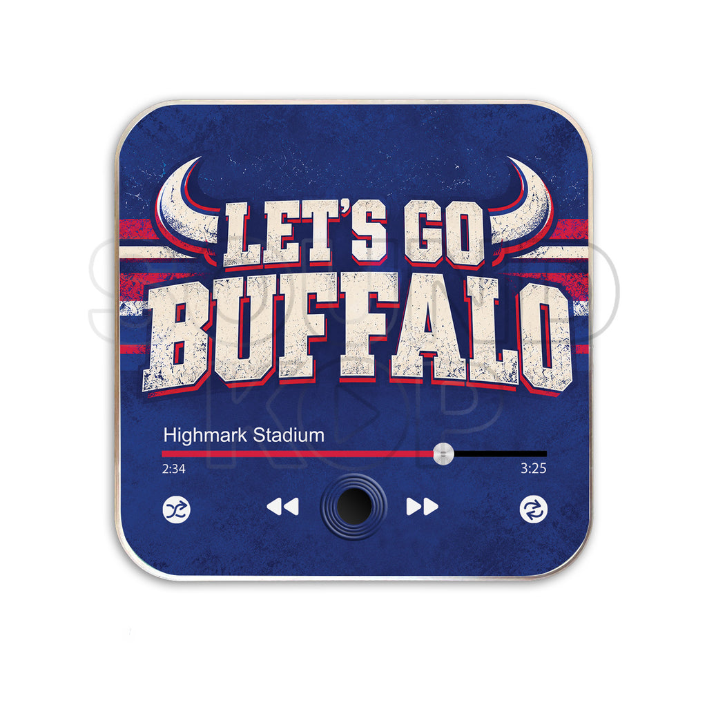 Buffalo Bills Musical Magnet - Let's Go Buffalo