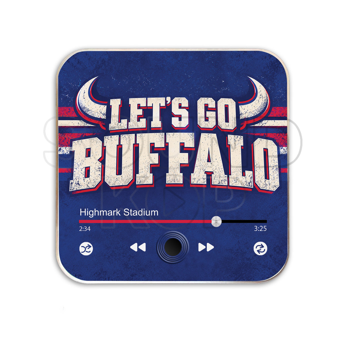 Buffalo Bills Musical Magnet - Let's Go Buffalo