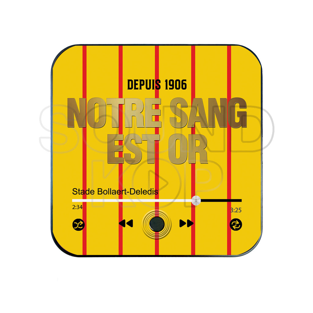 Magnet musical Lens "Notre sang est or"
