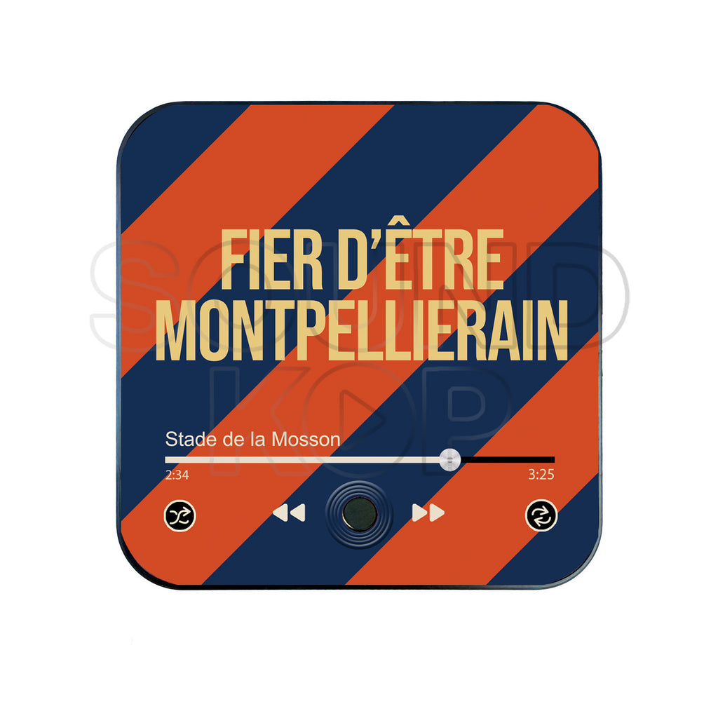 Magnet musical Montpellier Hérault “Fiers d’être Montpelliérains V2”