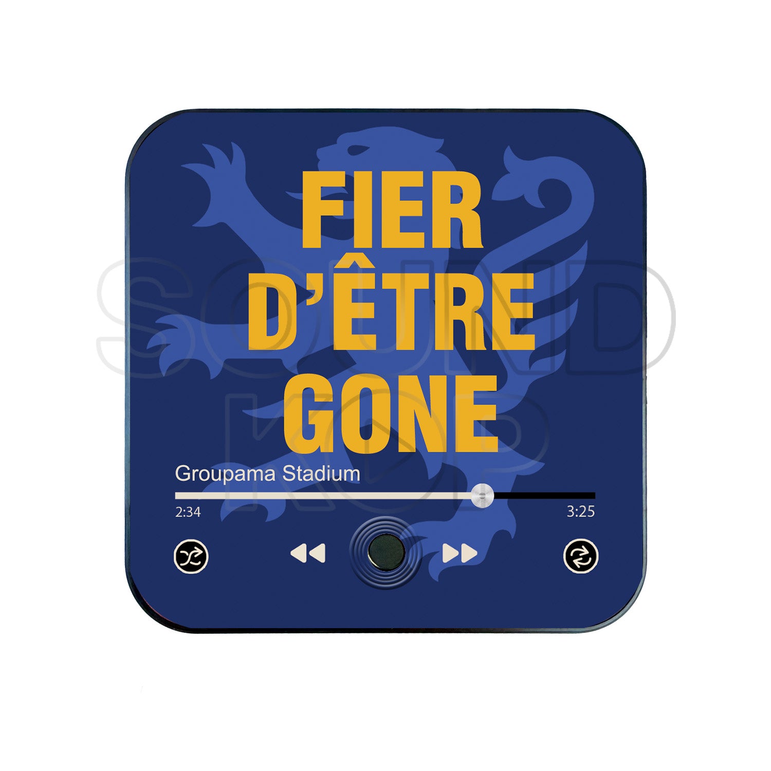 Magnet musical Olympique Lyonnais "Fier d'être Gone"