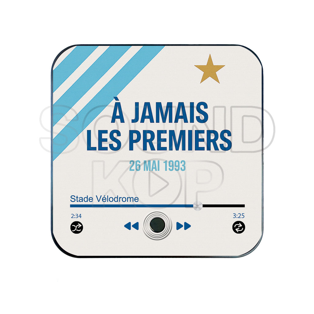 Magnet musical Olympique de Marseille "A jamais les premiers"