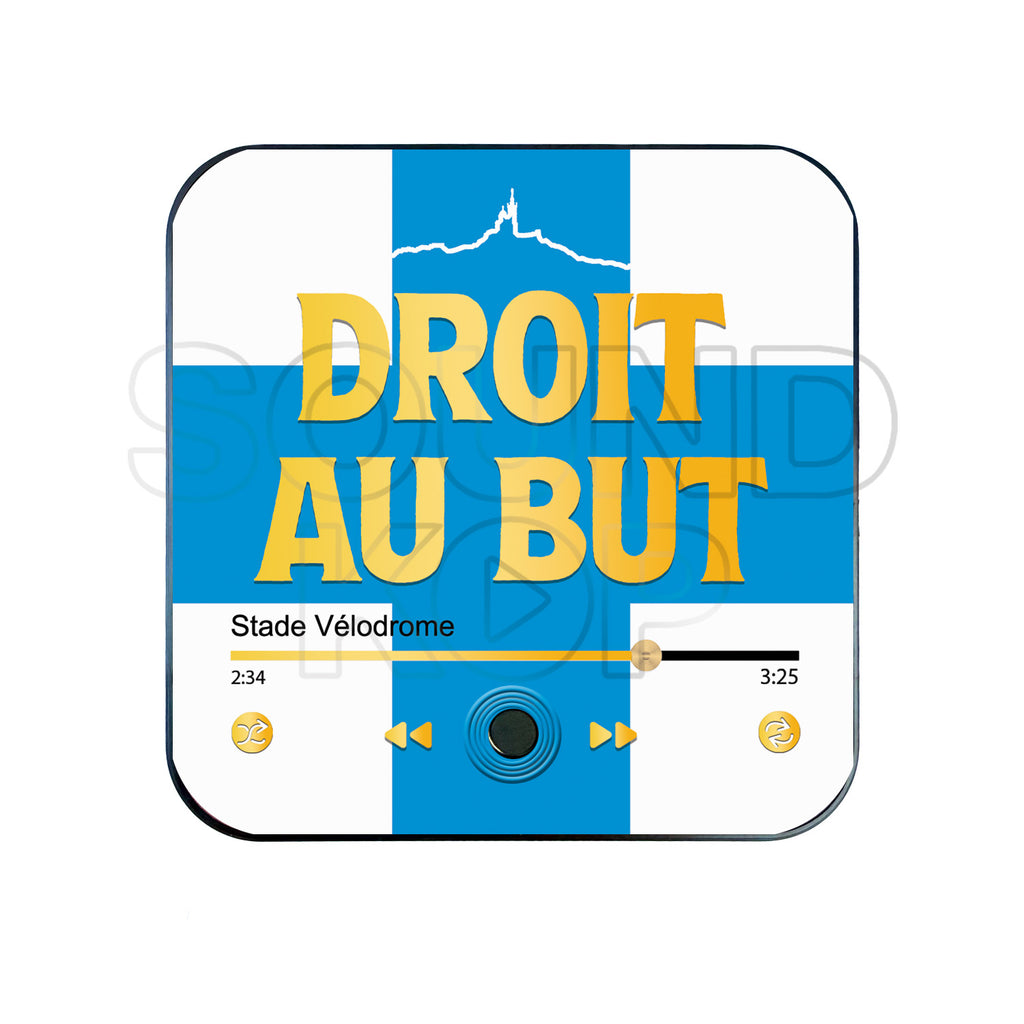 Magnet musical Olympique de Marseille "Droit au but"