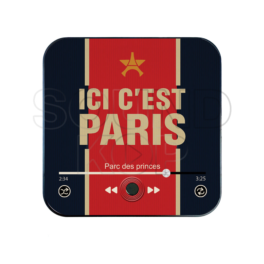 Magnet musical Paris Saint Germain "Ici c'est Paris !"