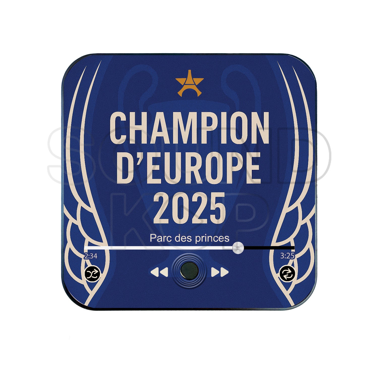 Magnet musical Paris Saint Germain "Champion d'Europe"